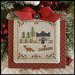 Log Cabin Christmas Series #3 ~ Log Cabin Fox