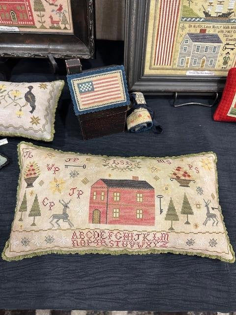 Home for Christmas Sampler Pillow