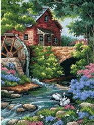 Old Mill Needlepoint Kit