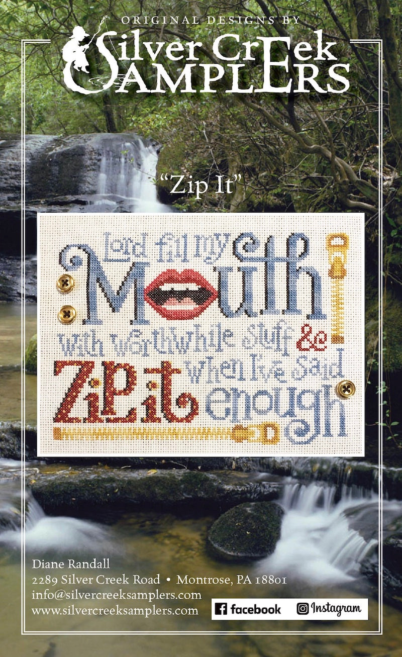 Zip It ~ Silver Creek Samplers  Needlework Market 8/27-8/29